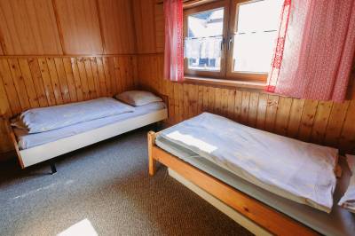 Spálňa s 1-lôžkovými posteľami, Chata pod Kýčerou, Zuberec