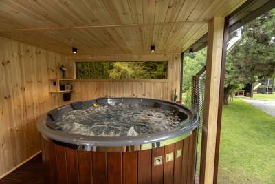 Vírivka s hydromasážou, Chaty Katka, Oravský Biely Potok