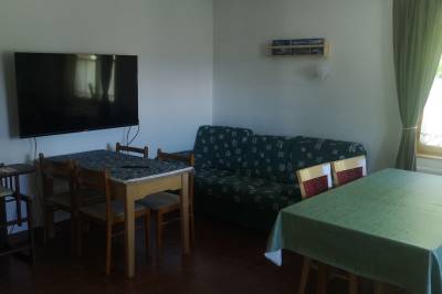Obývačka s gaučom a TV, Chalupa U Dobrého Hospodára, Turík