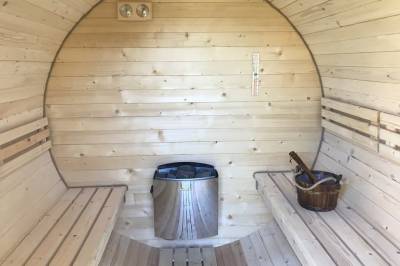 Sauna, Kanadský zrub s privátnym wellness, Nižná