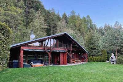 Chata Oregon - exteriér ubytovania v obci Bystrička, MONTANA RESIDENCE - Zrub Montana a Chata Oregon, Bystrička