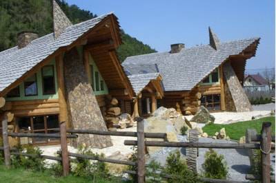 Zrub Montana - exteriér ubytovania v obci Bystrička, MONTANA RESIDENCE - Zrub Montana a Chata Oregon, Bystrička