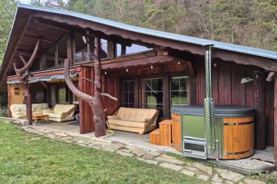 Chata Oregon - vírivka, MONTANA RESIDENCE - Zrub Montana a Chata Oregon, Bystrička