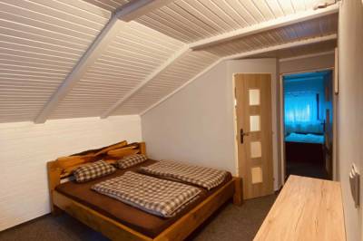 Spálňa s manželskou posteľou, MONTANA RESIDENCE - Chata Stráne, Martin