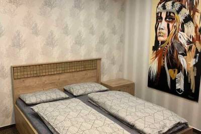 Spálňa s manželskou posteľou, MONTANA RESIDENCE - Relax Komplex - Rajec, Kľače