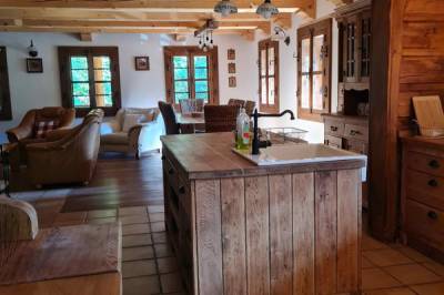 Kuchyňa prepojená s obývačkou, MONTANA RESIDENCE - Chata Malá Lučivná, Párnica