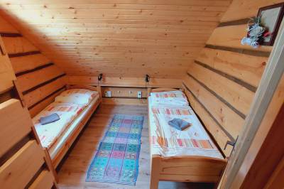 Spálňa s 1-lôžkovými posteľami, Chalupa Gita, Osturňa