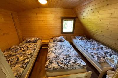 Spálňa s 1-lôžkovými posteľami, Chata Zahura, Spišské Vlachy