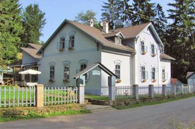 Exteriér ubytovania vo Vyhniach, Vila Sokáč, Vyhne