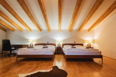 Spálňa s manželskými posteľami, Alpinum Chalet Hight Tatras, Nová Lesná
