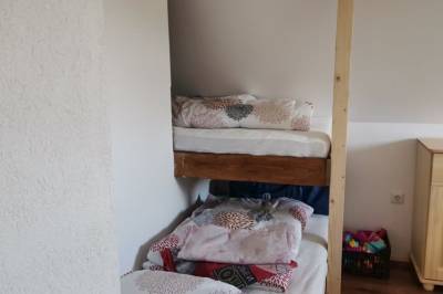 Spálňa s 1-lôžkovými posteľami, Chata Silvia 1423, Oravská Lesná