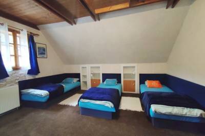 Spálňa s 1-lôžkovými posteľami, Chalupa Grant, Špania Dolina