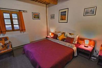 Spálňa s manželskou posteľou, Chalupa Grant, Špania Dolina