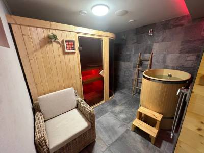 Wellness so saunou a ochladzovacou kaďou, Chata Dolina, Selce