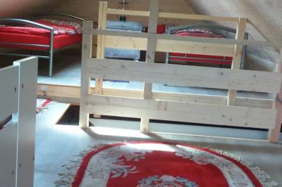 Spálňa s 1-lôžkovými posteľami, Chalupa u Zajacov, Čierny Balog