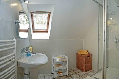 Apartmán č. 1 - kúpeľňa so sprchovacím kútom, Drevenica Michael, Liptovský Trnovec