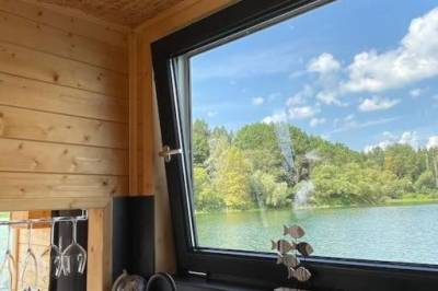 Kuchynka, AquaChill Wellness Houseboat &amp; Sauna, Liptovský Trnovec