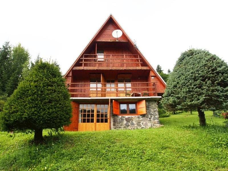 Exteriér ubytovania v obci Horná Lehota, Chata Elka, Horná Lehota