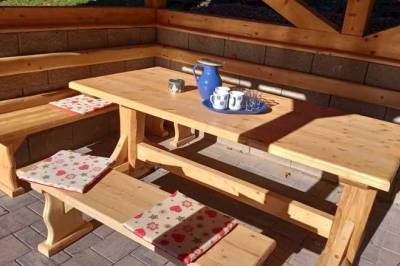 Altánok so sedením, Chata Elka, Horná Lehota