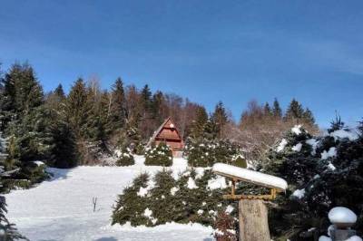 Exteriér ubytovania v obci Horná Lehota, Chata Elka, Horná Lehota