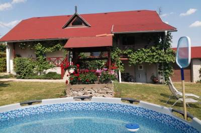 Exteriér ubytovania v obci Viničky s bazénom, Tokaj Guest House, Viničky