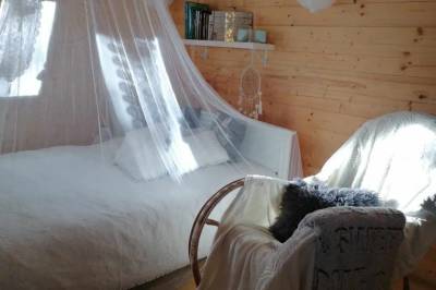 Manželská posteľ, Treehouse Vtáčikovo, Kežmarok