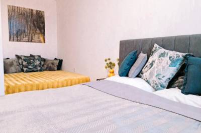 Apartmán s 1 spálňou - spálňa s manželskou posteľou, Urban bloom apartments, Liptovský Mikuláš