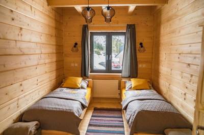 Spálňa s 1-lôžkovými posteľami, Chata Jazorná, Demänovská Dolina