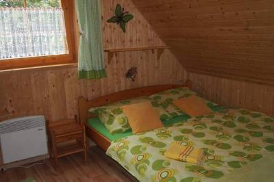 Chata Danka 2 - spálňa s manželskou posteľou, Chata Danka, Terchová