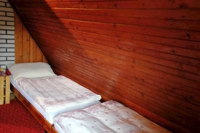 Spálňa s 1-lôžkovými posteľami, Chata Krpáčovo, Horná Lehota
