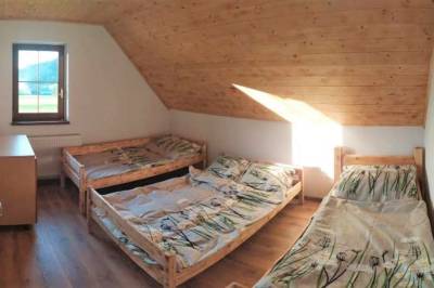 Spálňa s 1-lôžkovými posteľami, Chata u Wojtaska, Veľká Franková
