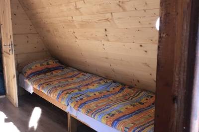 Spálňa s 1-lôžkovými posteľami, Chatka v lese, Ružomberok