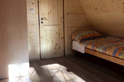 Spálňa s 1-lôžkovou posteľou, Chatka v lese, Ružomberok