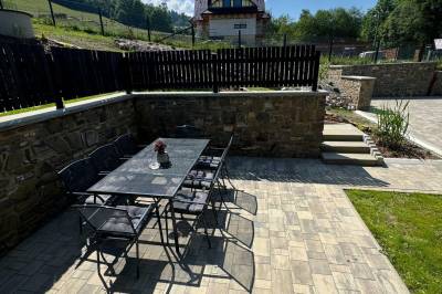 Terasa so sedením, Chata pod Cigerníkom, Matiašovce