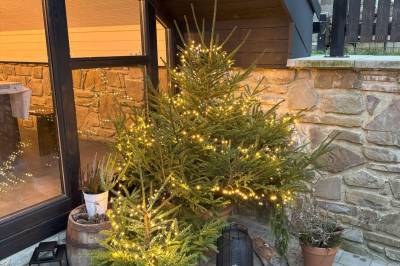 Exteriér ubytovania v obci Matiašovce, Chata pod Cigerníkom, Matiašovce