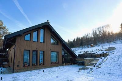 Exteriér ubytovania v obci Matiašovce, Chata pod Cigerníkom, Matiašovce