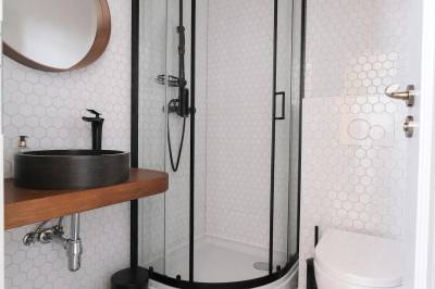 Kúpeľňa 2, sprchovací kút, VILA VLASTA - Rodinný apartmán, Vysoké Tatry