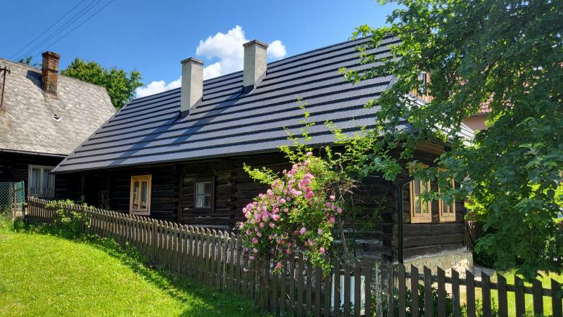 Exteriér ubytovania v obci Liptovské Matiašovce, Drevenica Jurošík, Liptovské Matiašovce