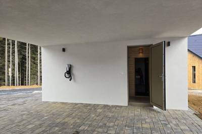 Exteriér ubytovania v obci Hronec, Pekné časy na Hlobišove, Hronec