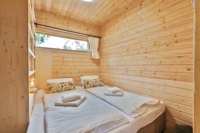 Spálňa s manželskou posteľou, Chata Glianka 3, Brezno