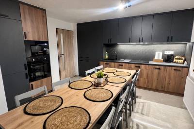 Kuchyňa so sedením, Chata pod Horou - Nová Baňa, Nová Baňa