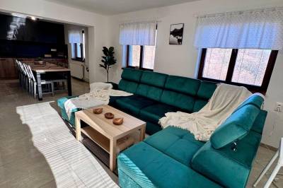 Obývacia miestnosť, Chata pod Horou - Nová Baňa, Nová Baňa