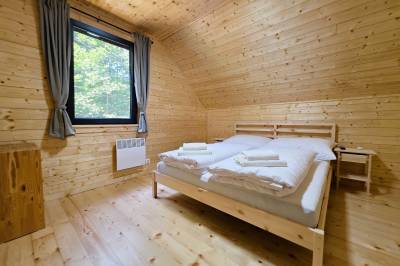 Spálňa s manželskou posteľou, Chata Travel, Horná Mariková