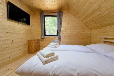 Spálňa s manželskou posteľou, Chata Travel, Horná Mariková