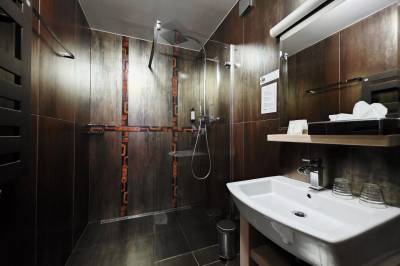 Priestranná kúpeľňa, Apartmán TRAVEL - Hotel Kukučka, Vysoké Tatry