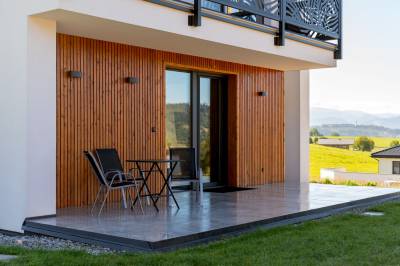 Terasa so sedením, Chalet pod Skalou, Liptovská Anna