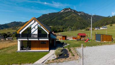 Exteriér s výhľadom, Chalet pod Skalou, Liptovská Anna