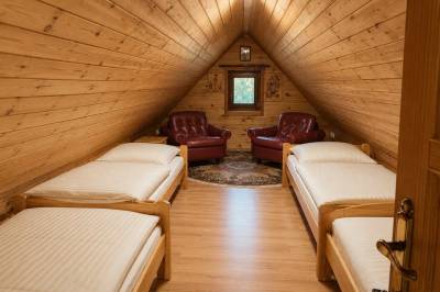Spálňa, MONTANA RESIDENCE - Chata Panoráma, Belá - Dulice