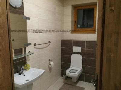 Kúpeľňa so saunou, sprchovým kútom a toaletou, Chata Vločka, Oravská Lesná
