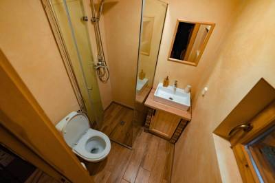 Kúpeľňa s toaletou, Chata nová Kelča, Nová Kelča